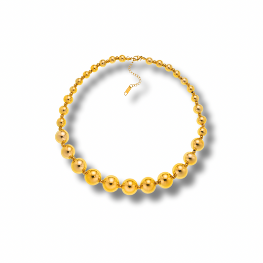 Golden Beads Necklace GOLDEN ECHO