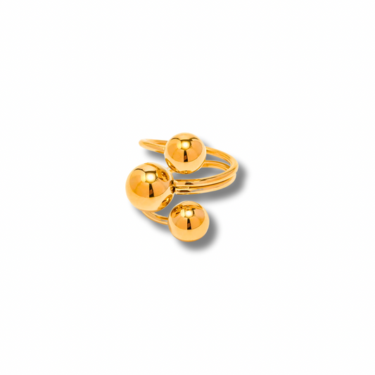 Golden Beads Ring GOLDEN ECHO