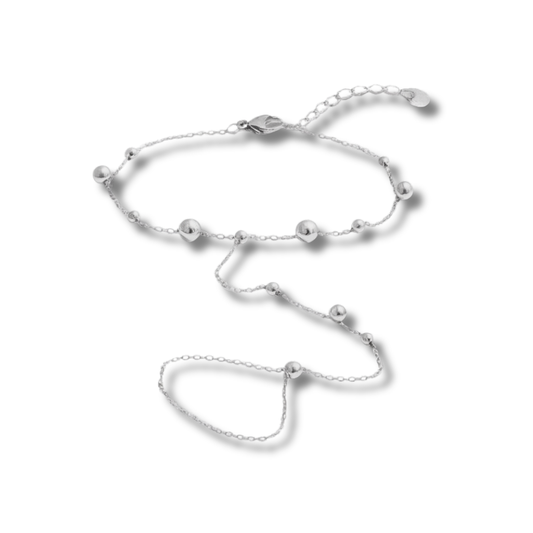 FINE BEADS HANDCHAIN | SILVER EDITION GOLDEN ECHO