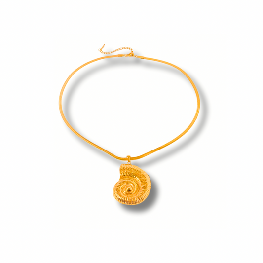 Sea Spiral Necklace GOLDEN ECHO