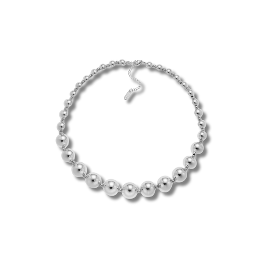 GOLDEN BEADS NECKLACE | SILVER EDITION GOLDEN ECHO